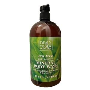 Dead Sea Collection TEA TREE MINERAL BODY WASH Purify & Moisturize 33.8 oz